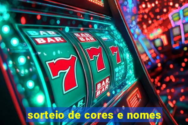 sorteio de cores e nomes